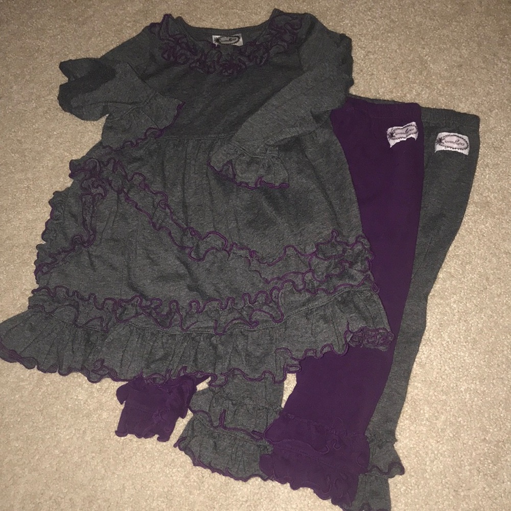 3T Loves me not 3 piece outfit set